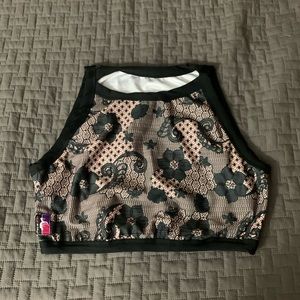 Bad Kitty Nude/Black Lace Top